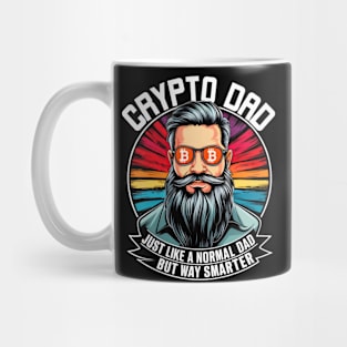 Crypto Dad Just Like a Normal Dad but Way smarter Mug